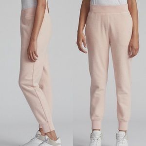 Rag & Bone Brushed Inside Out Terry Sweatpants in Dusky Pink M